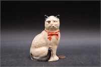 Antique "Serious Kitty Cat" Cast Iron Coin Bank