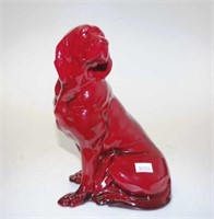 Royal Doulton Flambe dog -  St Bernard C:1920