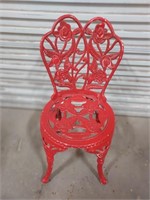 Vintage iron & aluminum chair