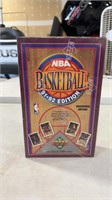 NBA basketball cards factory sealed in box.