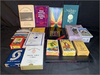 Tons of Assorted Tarot Cards & Books
