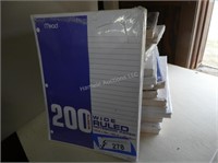 Lot wide ruled paper - 15 packages