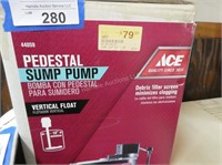 Ace pedestal sump pump