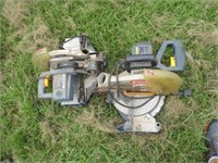 1287) 2 Ryobi miter saws