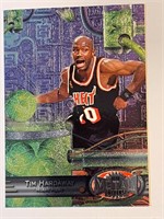 TIM HARDAWAY FLEER METAL CARD-HEAT