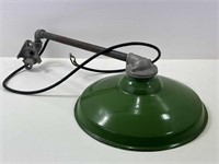 Industrial Green Enamel Light