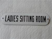 RARE LADIES SITTING ROOM SSP SIGN