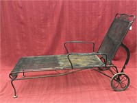 Wrought Iron Patio Chaise