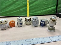Owls including , Pigeon Forge owl, sewing  owl
