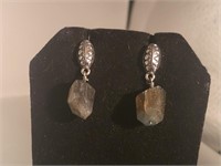 Natural stone earrings