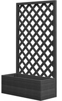 Trellis Planter Box - Black