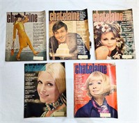 Lot Of 5 Chatelaine Vintage Magazines