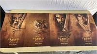 4 ORIGINAL IMAX HOBBIT LIMITED EDITION POSTERS