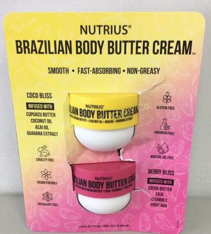 Nutrius Brazilian Body Butter Cream