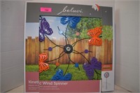 Large Kinetic Wind Spinner. Butterflies. NIB