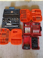 Misc Partial Boxes of Bits and Wrench Set