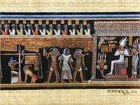 Egyptian "The Judgement of The Dead by Osiris"