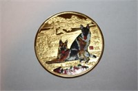 Year of the Dog Coloured Chinese Commemorative