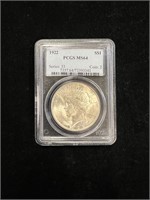 1922 PCGS MS 64 Peace Silver Dollar