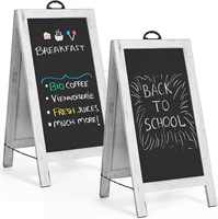 2 Pack A Frame Chalkboard Sign 40 x 20 Inch READ