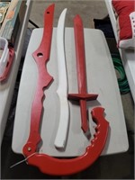 Three Wooden Swords