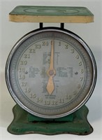 NEAT VINTAGE TEAL GREEN FAMILY SCALE