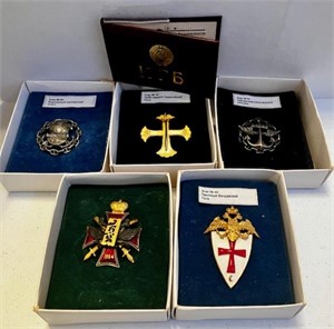Reproduction Russian  Medals and Folder
