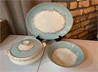 Set of Lifetime China Co. Dishes, Oval Platter,