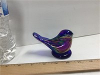 1990 Terra Studio Rainbow Glass Bird Leo Ward