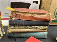 LOT OF VINTAGE AND ANTIQUE BOOKS