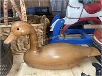 Large wooden goose