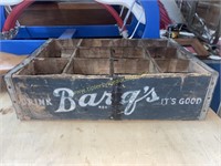 Barqs rootbeer drink crate