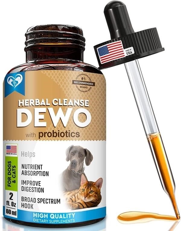 SM1386  Beloved Pets Dewormer Dogs Cats USA