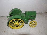 John Deere Cast Metal Farm Tractor Toy
