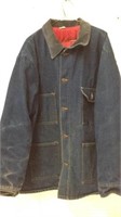 lined denim coat size 2XL