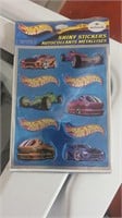 2000 Hotwheels Shiny Stickers. 2 sheets
