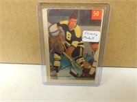 1954-55 Parkhurst Fleming Mackell #50 Hockey Card