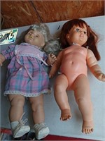 2 dolls 1972 ideal not working and simbo