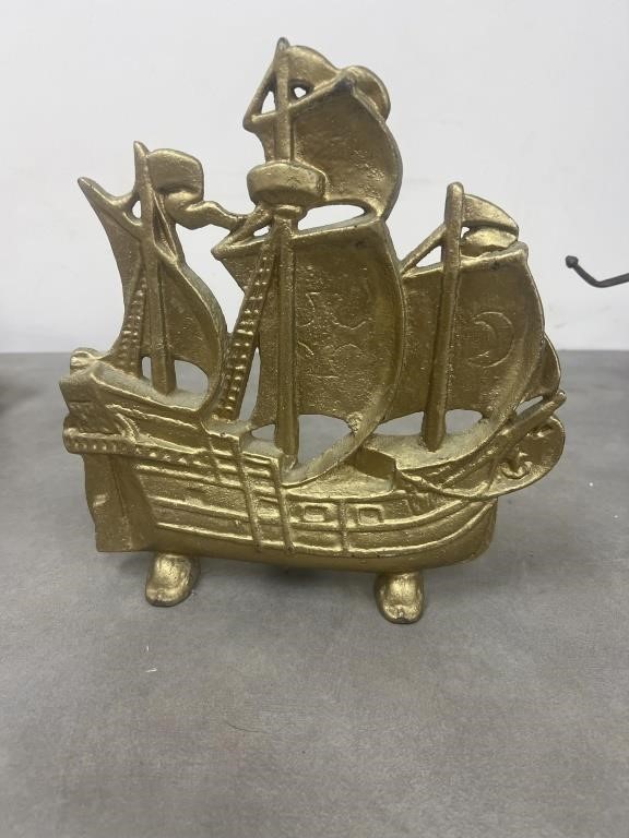 Cast iron ship