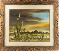 Art Beautiful Original Watercolor Of Arizona Scene
