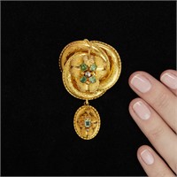 Victorian Etruscan Revival Lover's Knot