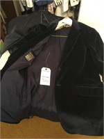 Men's velveteen jacket w/ garment bag - large