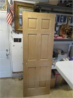 NO SHIPPING- NEW Solid Veneer Oak Door 28" x 80"