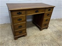 Double Pedestal Modern Desk