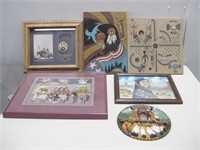 Assorted Native American Home Decor Items See Info