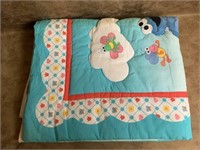 Sesamea Street Baby Quilt 40" x 34"