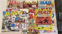 Lot of (11) MAD Magazines from late 1990s and