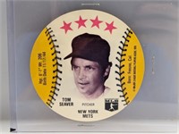 1976 Towne Club Pop Centers Discs Tom Seaver