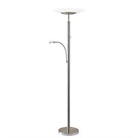 Adesso Stellar 72 in  Silver LED Combo Torchiere