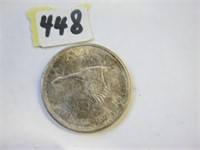 1967 Canadian Silver One Dollar Coin